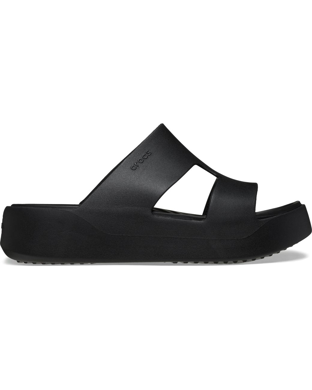 CROCSTM Black Getaway Platform H-Strap