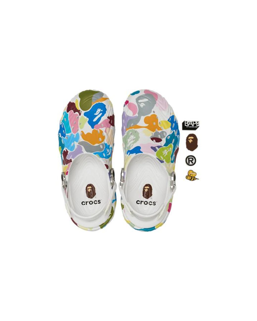CROCSTM Black | unisex | bape® x echo ii | clogs | | 43