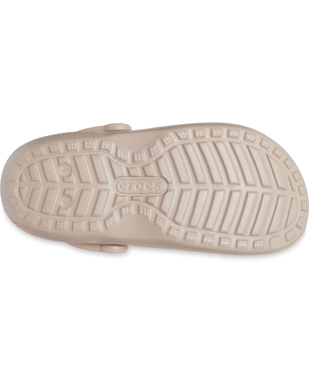 CROCSTM Black Classic Lined Clog; Mushroom Bone