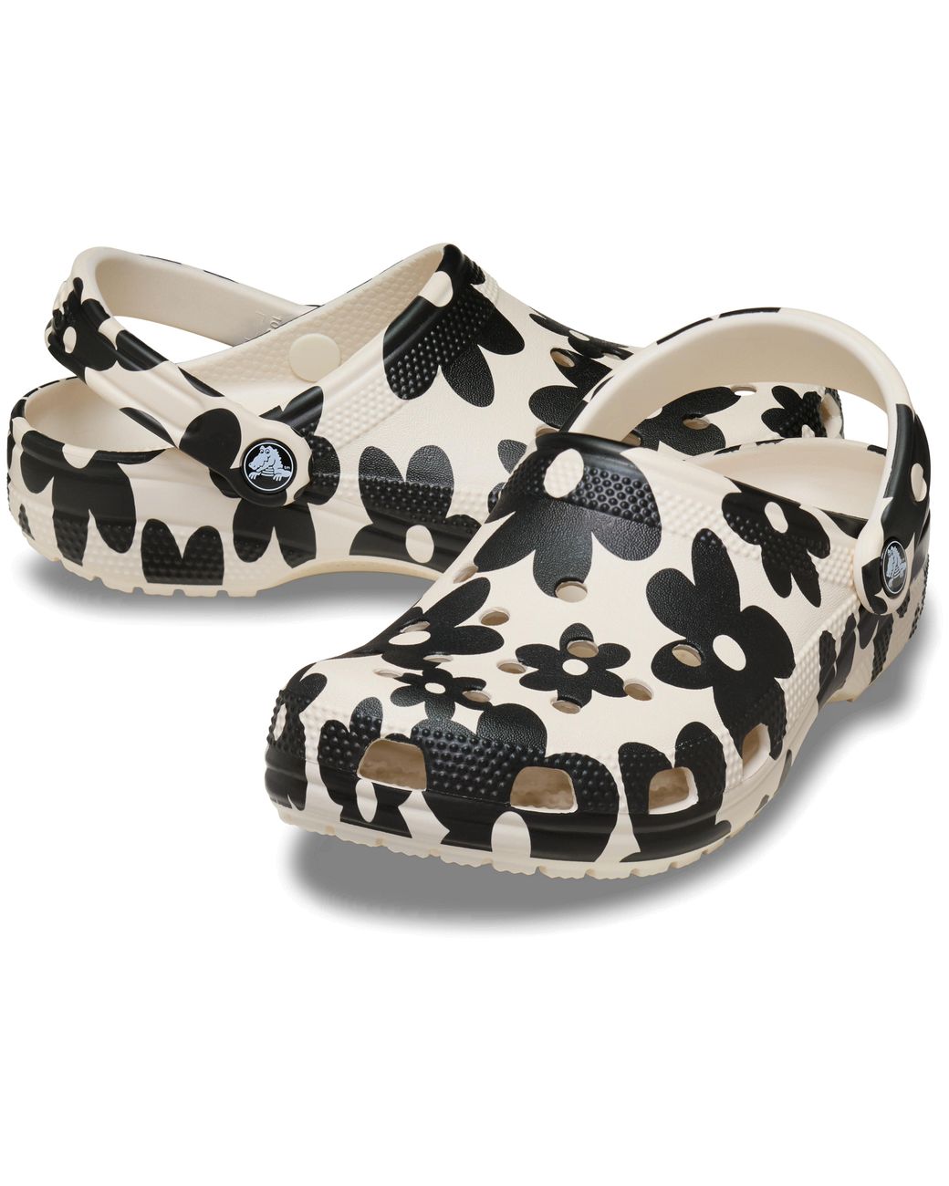 CROCSTM Black Classic Pop Petals