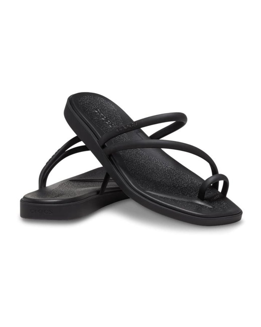 CROCSTM Black Miami Toe Loop Sandal
