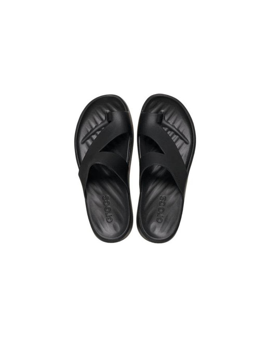 CROCSTM Black | damen | getaway platform toe loop | sandalen | schwarz | 33