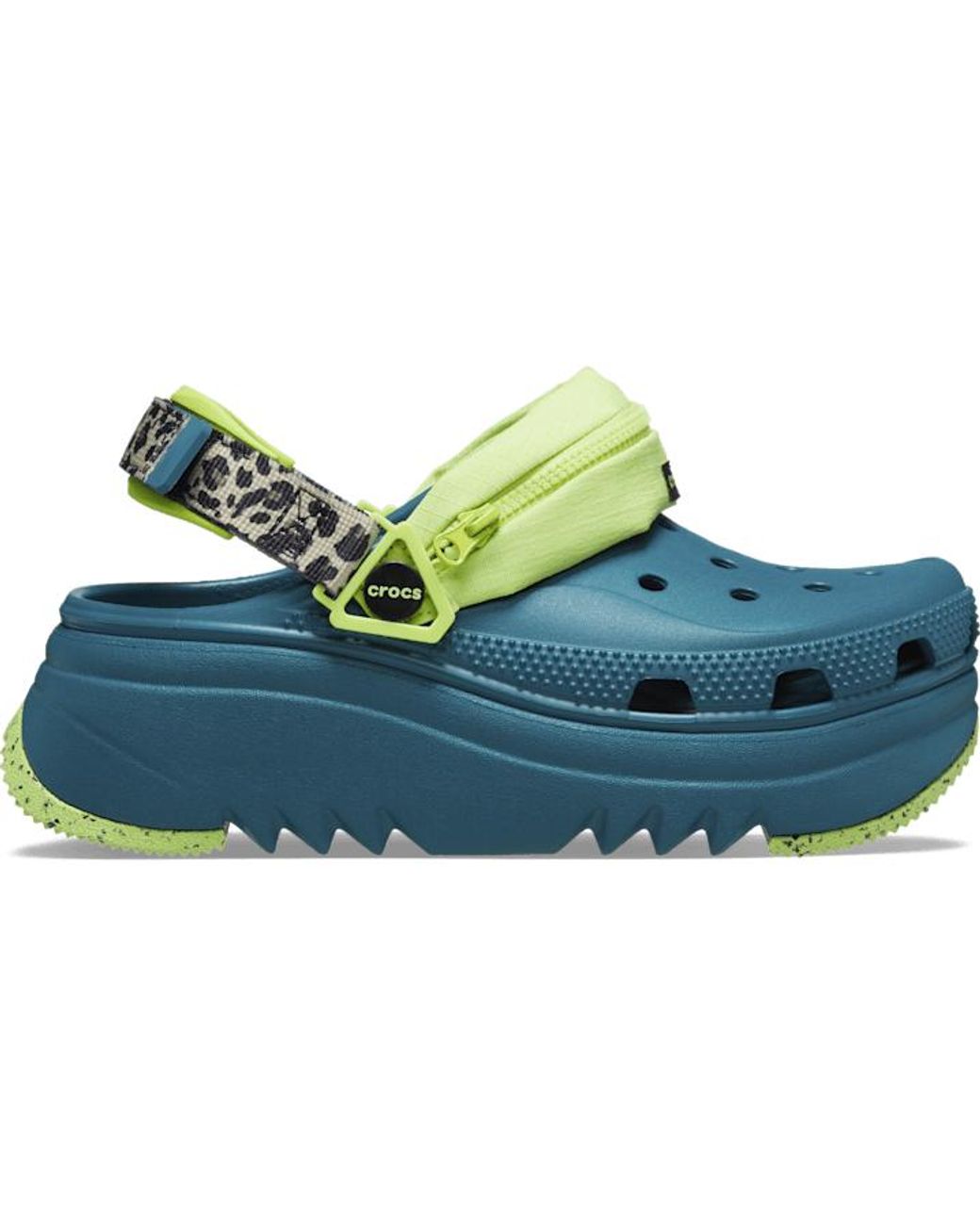Crocs™ Hiker Xscape Animal Print Clog in Blue | Lyst