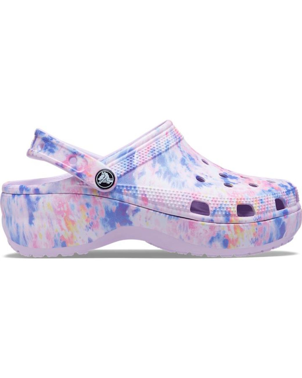 Crocs purple online tie dye