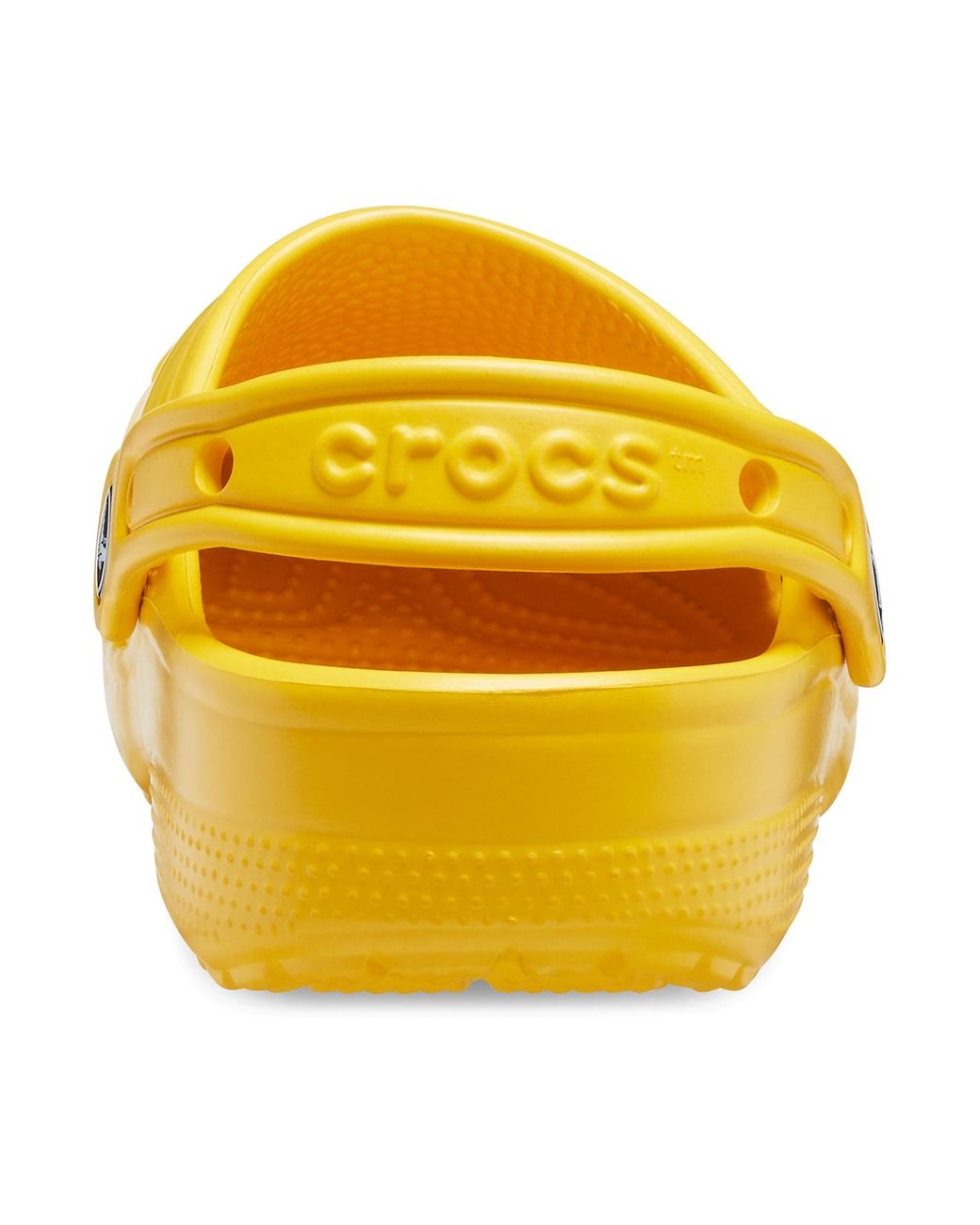 Yellow puff crocs new arrivals