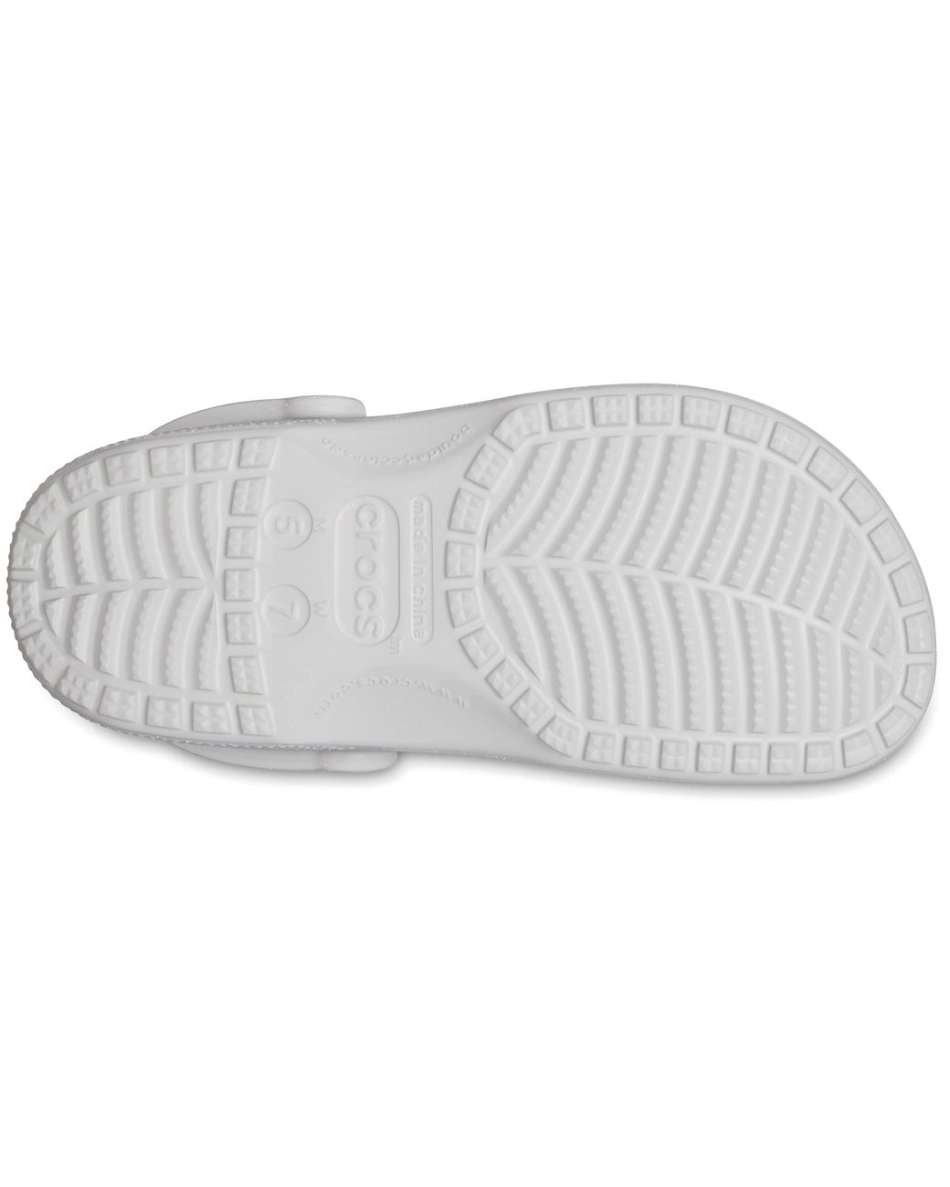 CROCSTM Black Classic Glitter Clog