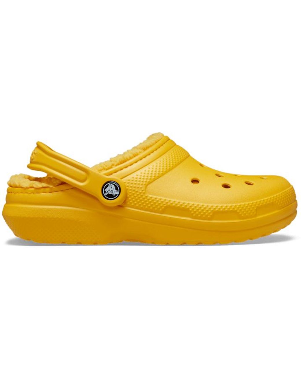 Crocs™ Classic Lined Clog in Yellow Lyst Canada