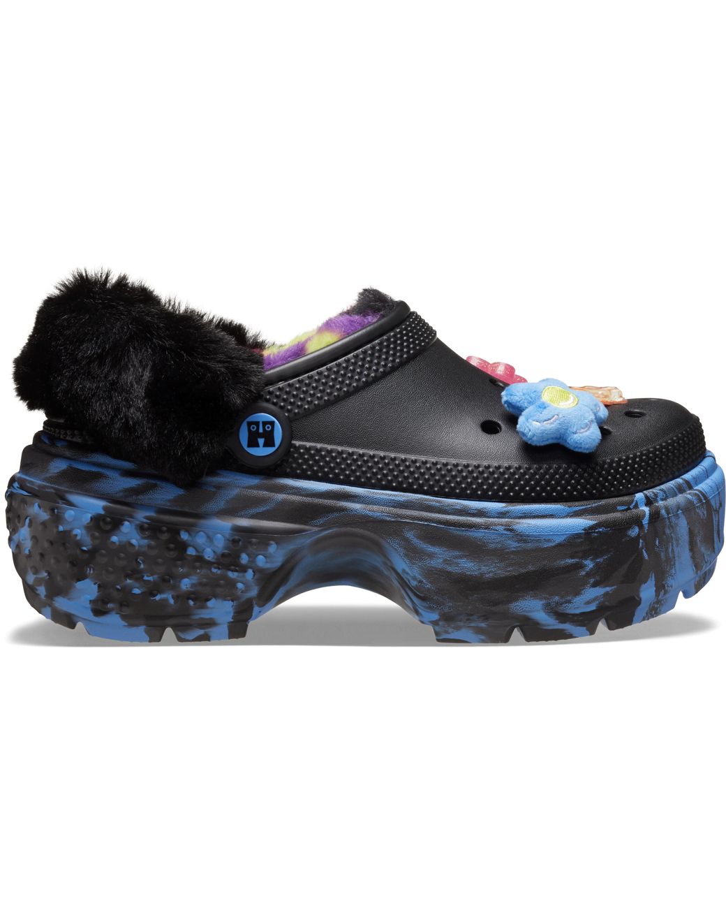 CROCSTM Black Happy Socks X Stomp Lined