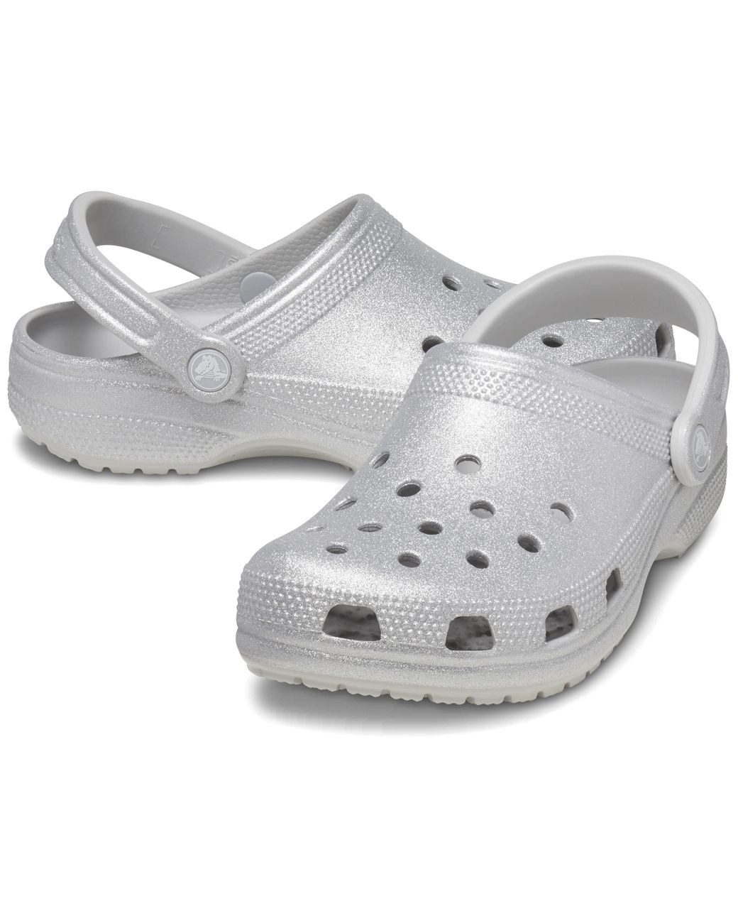 CROCSTM Black Classic Glitter Clog