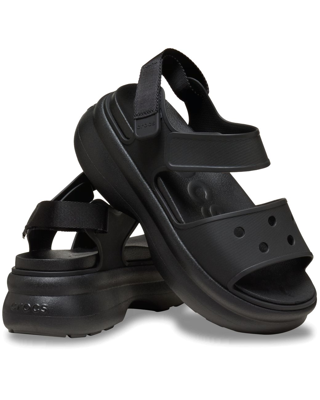 CROCSTM Black Soho Y-Strap Sandal