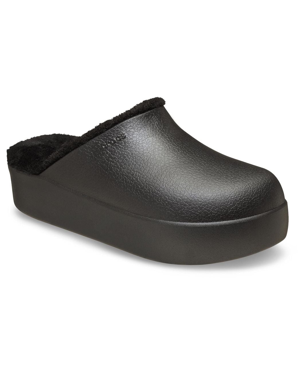 CROCSTM Black Dylan Platform Lined Clog