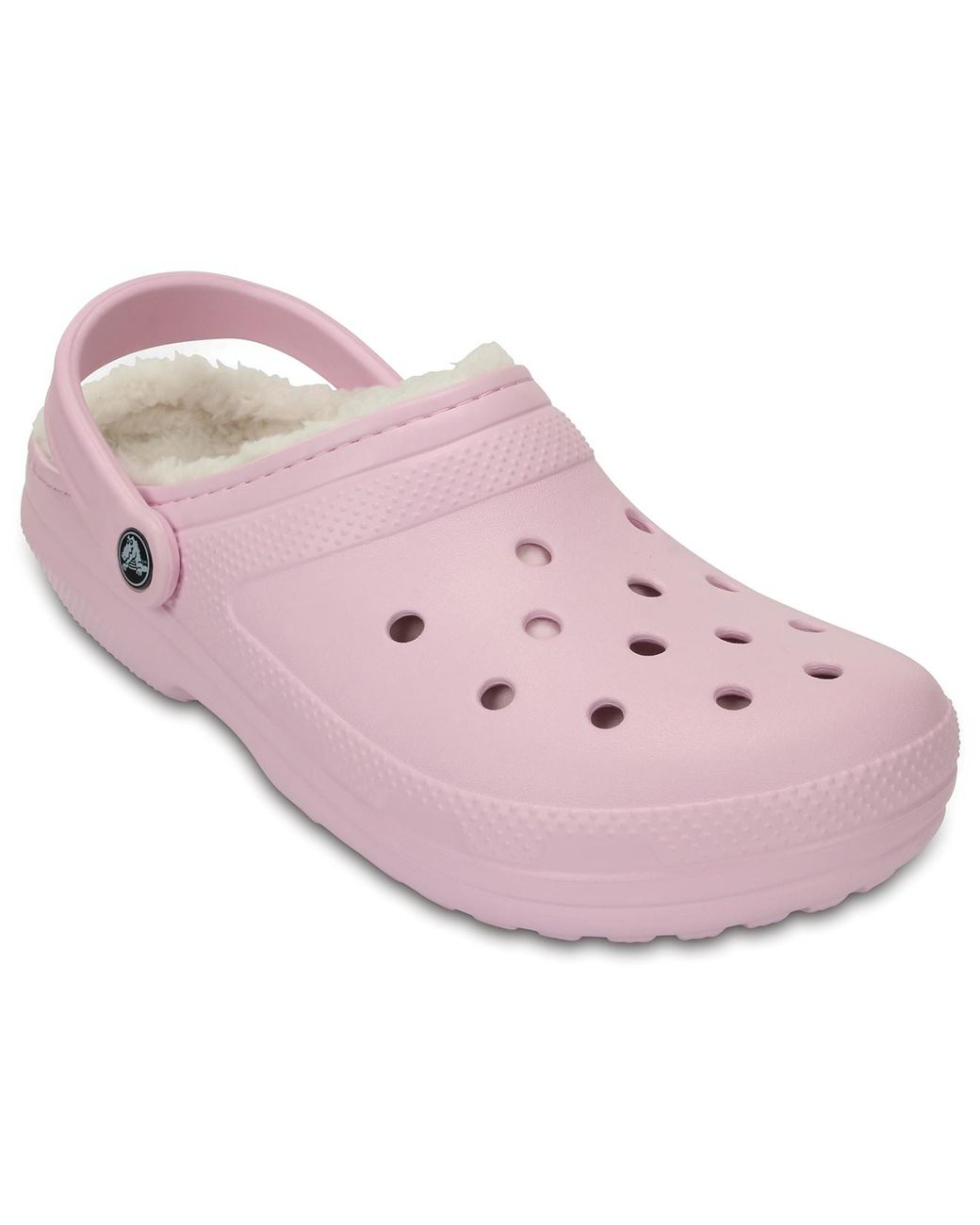 Crocs™ Classic Fuzz-lined Clog in Pink | Lyst