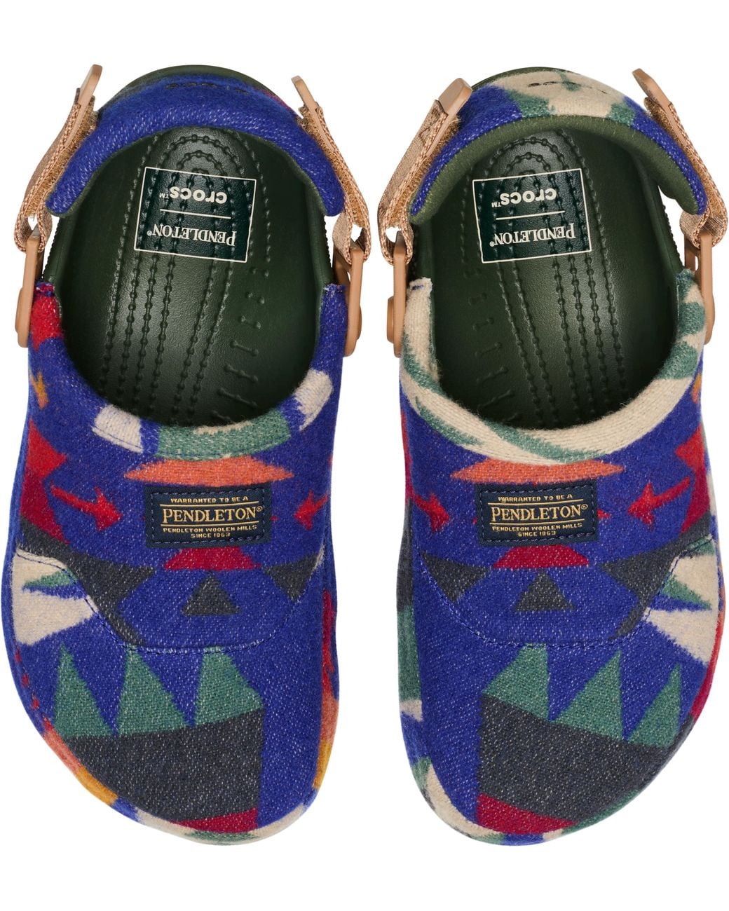 CROCSTM Blue Pendleton Classic Crafted