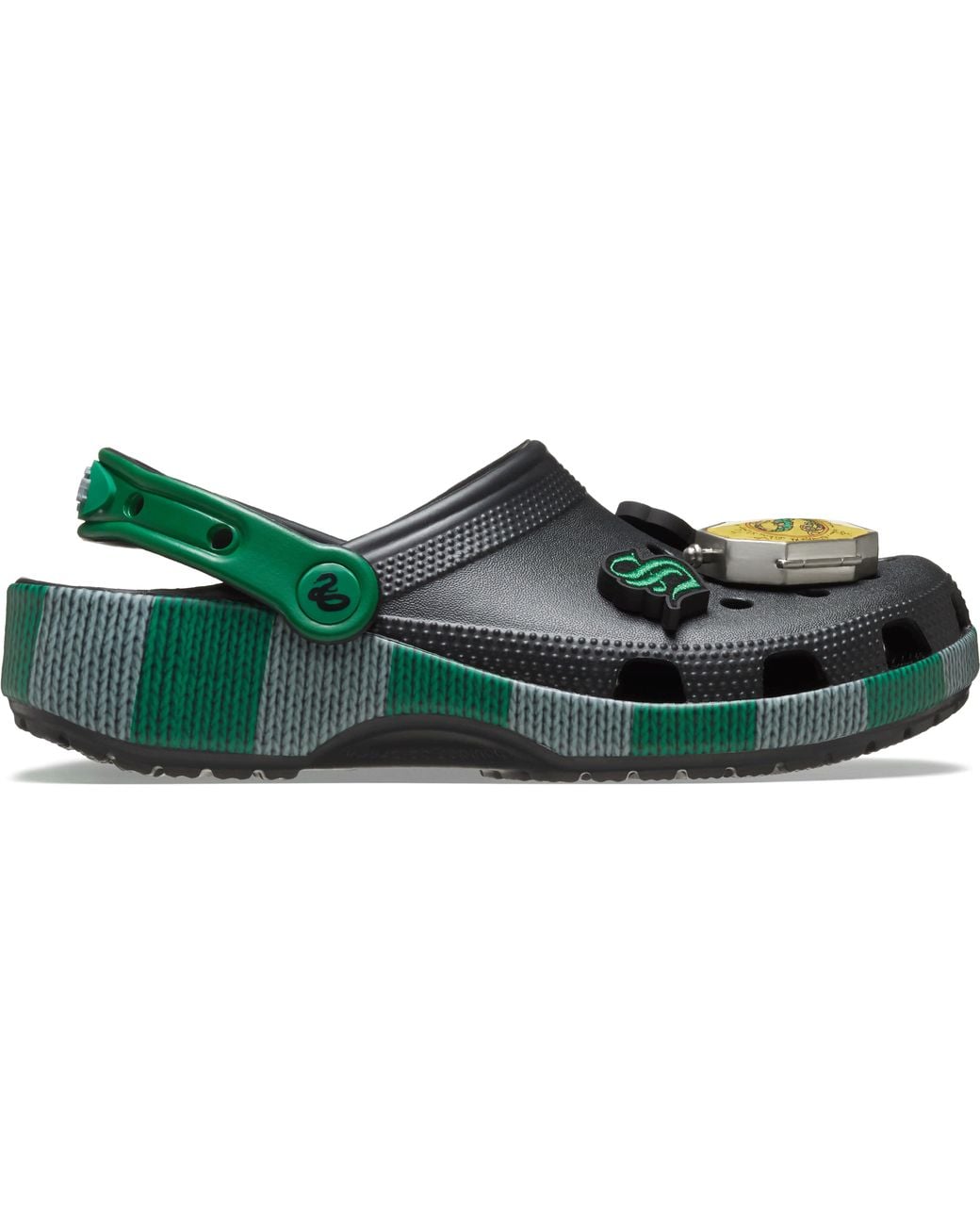 CROCSTM Green Slytherin-Inspired Printed Classic Clogs