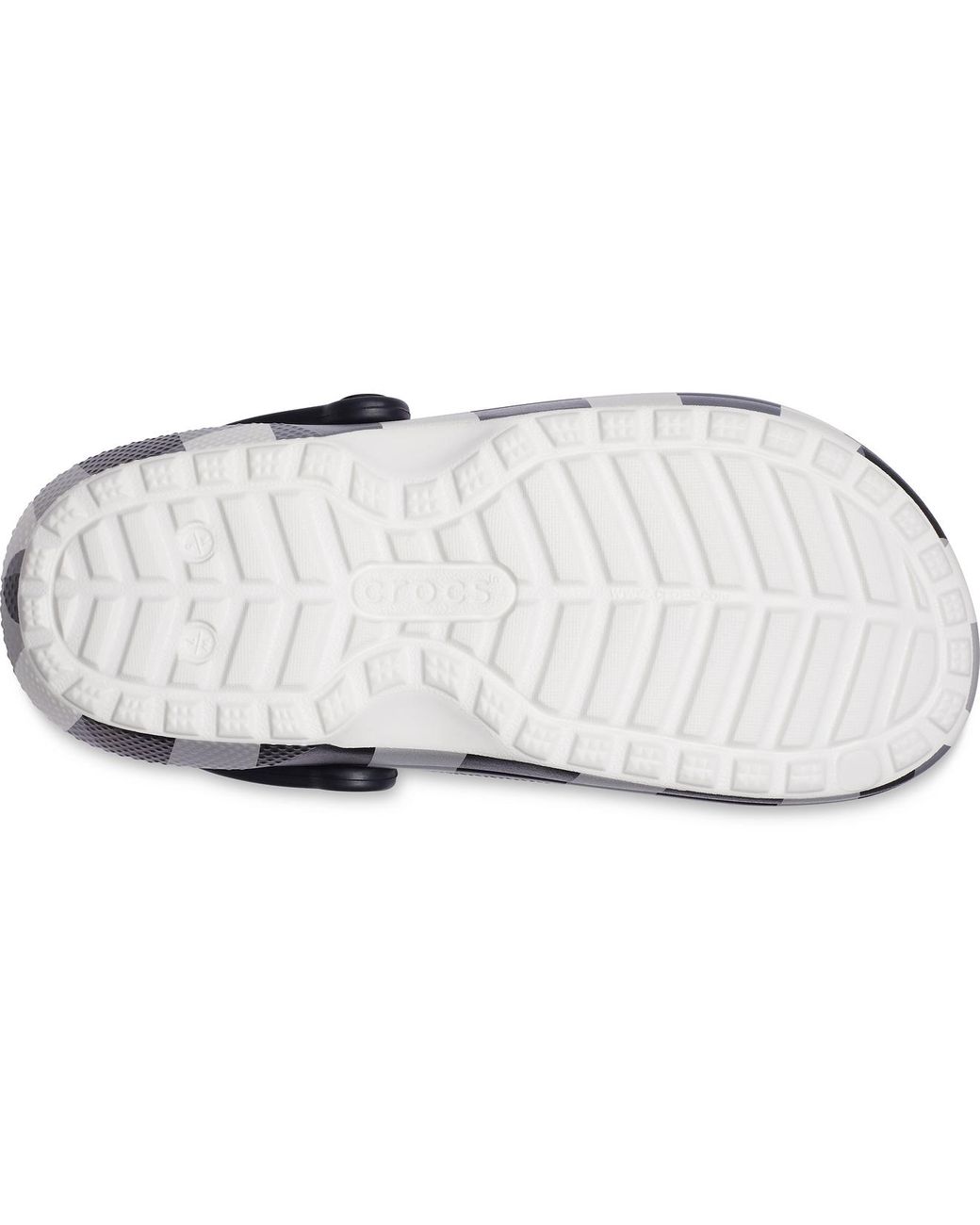 Crocs White Black Classic Lined Plaid Clog for Men Lyst