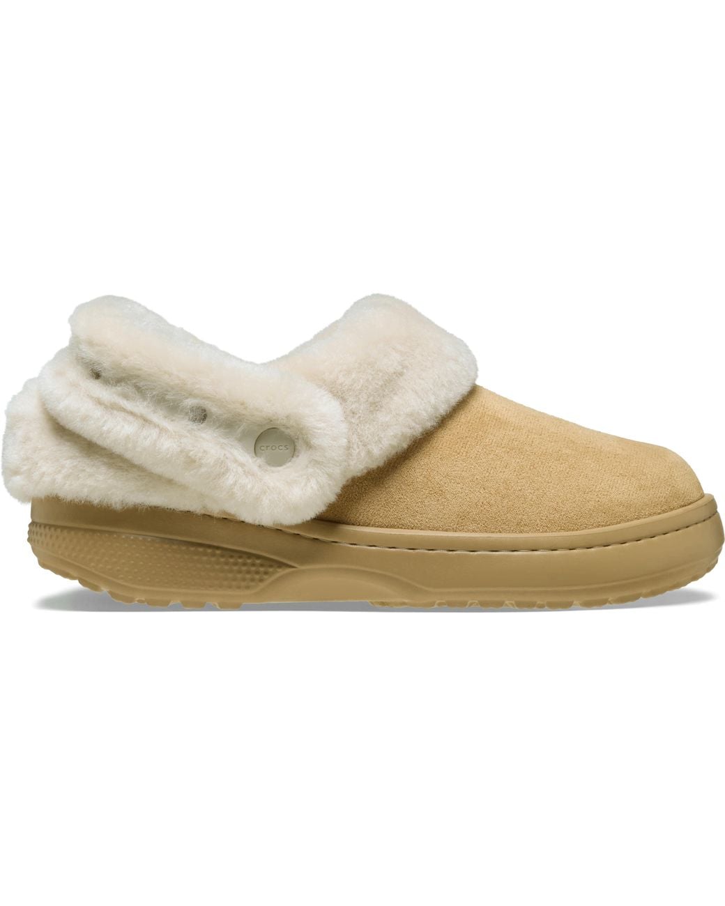 CROCSTM Black Classic Unfurgettable Vegan Suede Clog