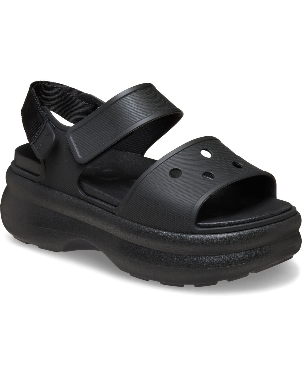 CROCSTM Black Soho Y-Strap Sandal