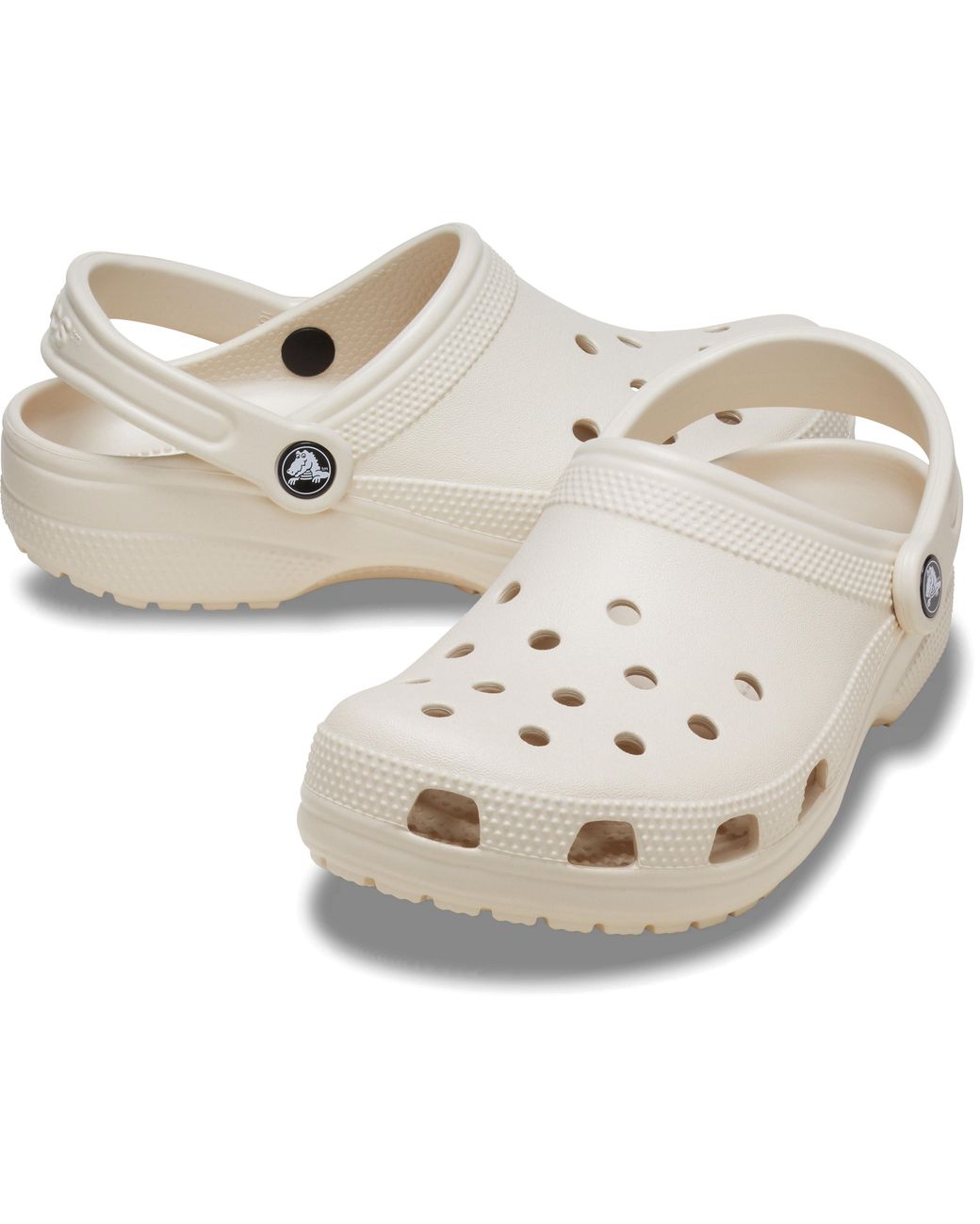 CROCSTM Black Classic Clog; Bone