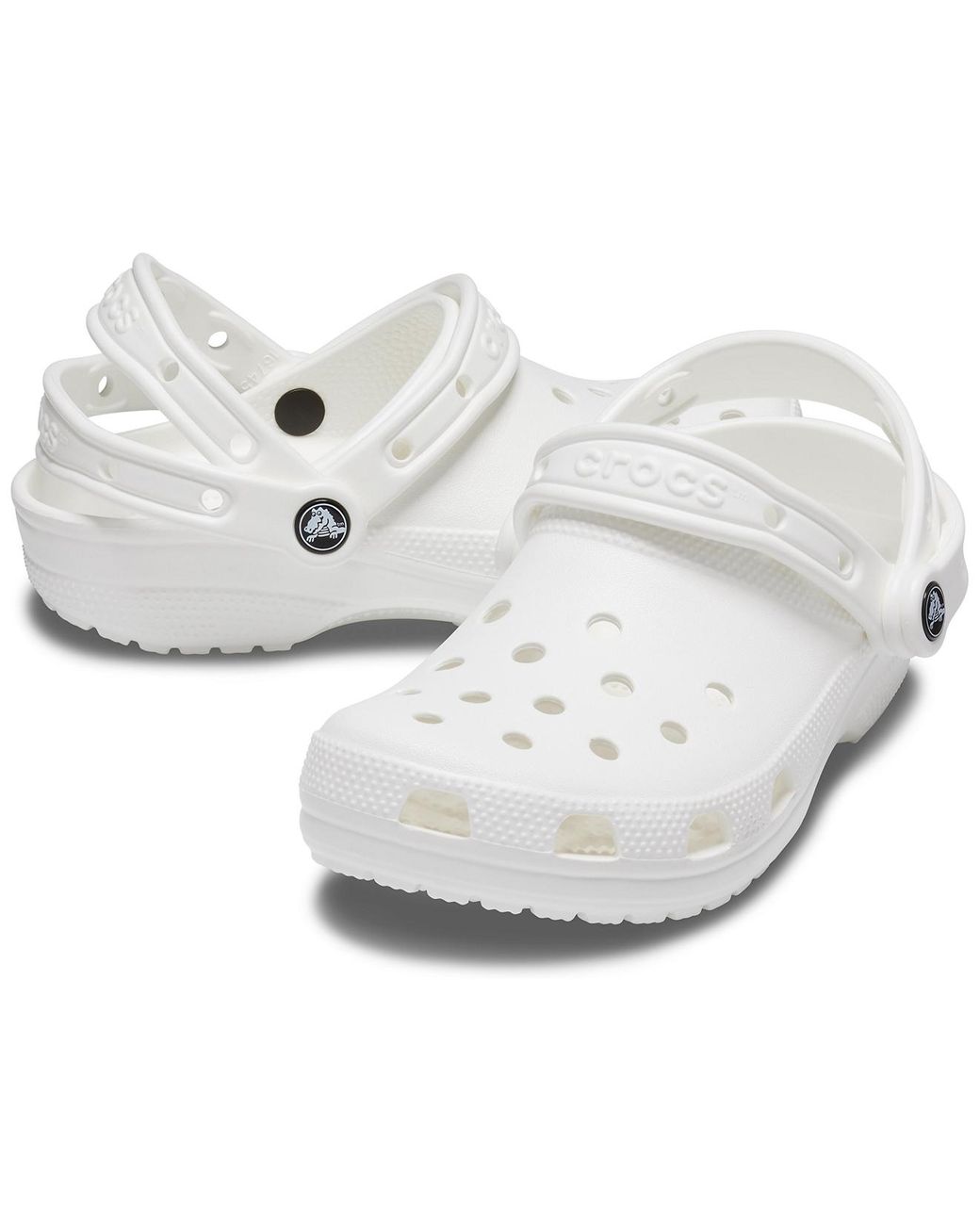 Crocs™ White / White Classic Triple-strap Clog | Lyst