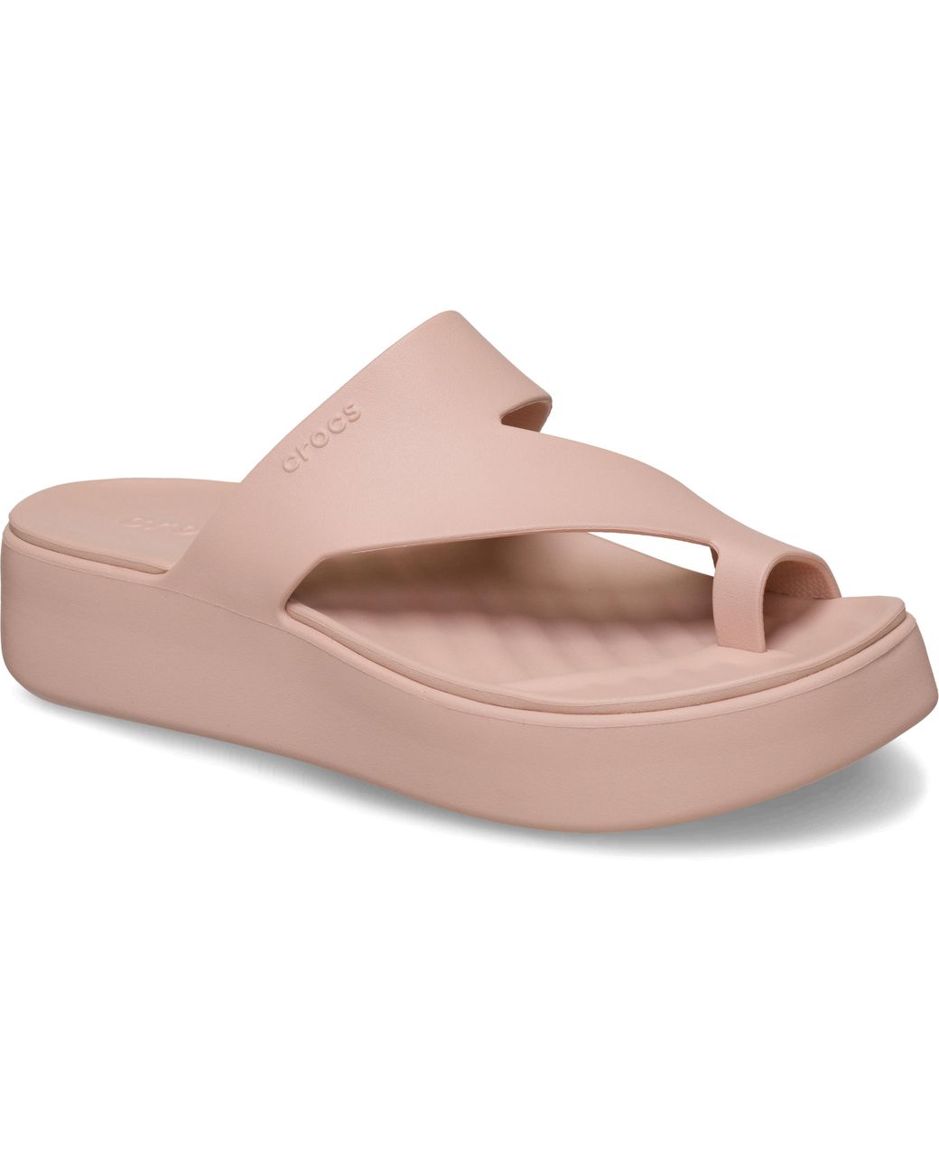 CROCSTM Black Getaway Platform Toe Loop