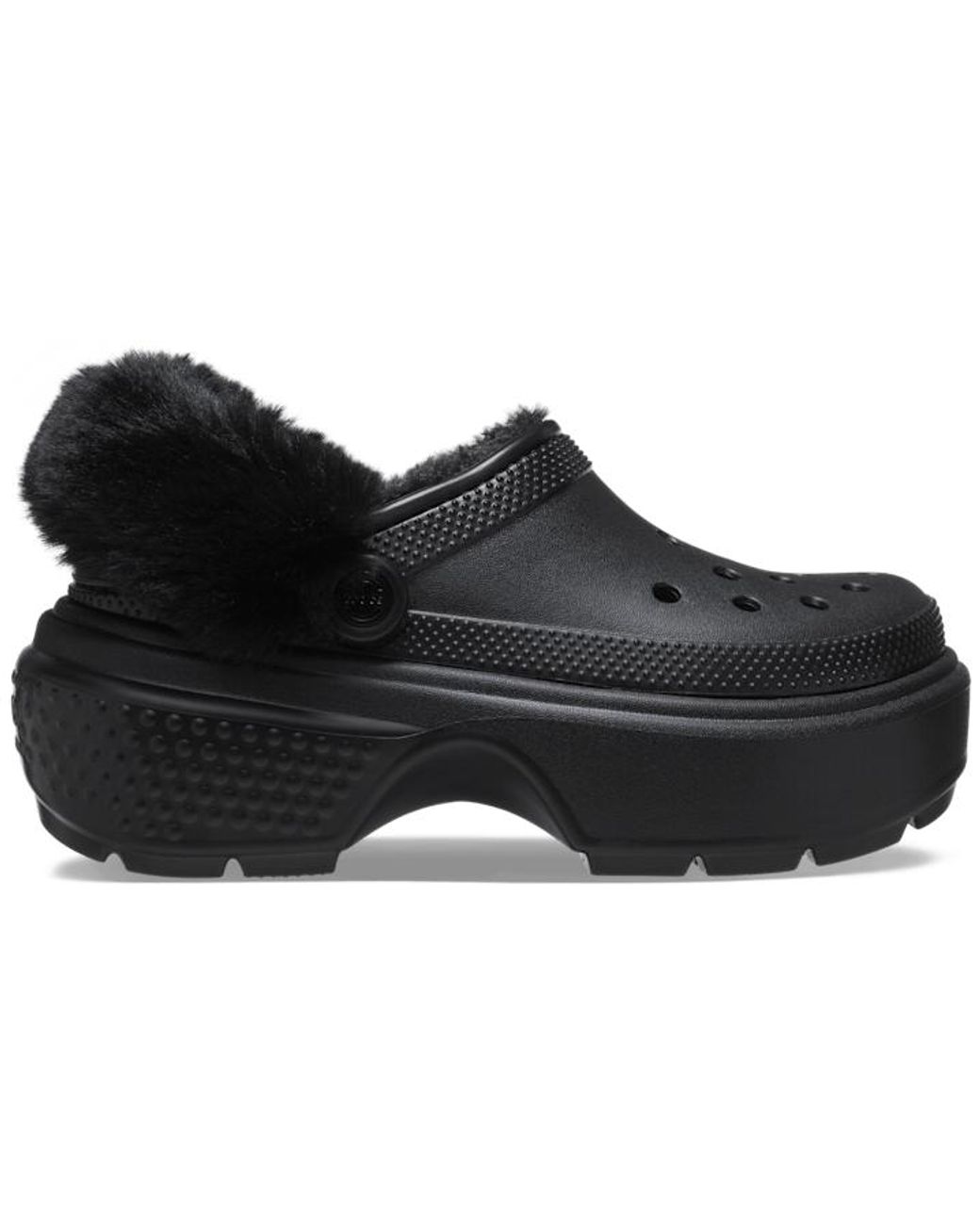 Sabots À Semelle Crantée CROCSTM en coloris Black