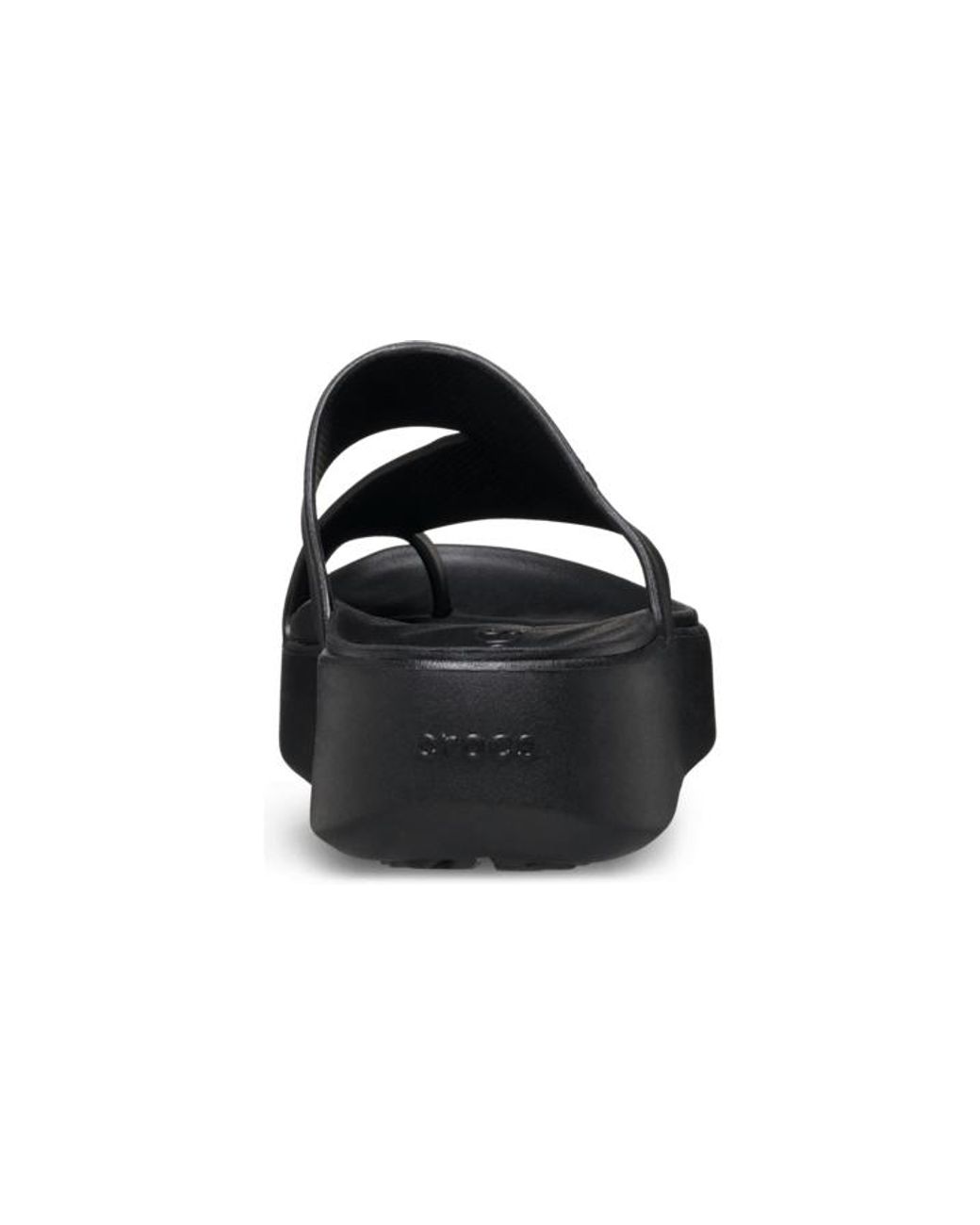 CROCSTM Black | damen | getaway platform toe loop | sandalen | schwarz | 33