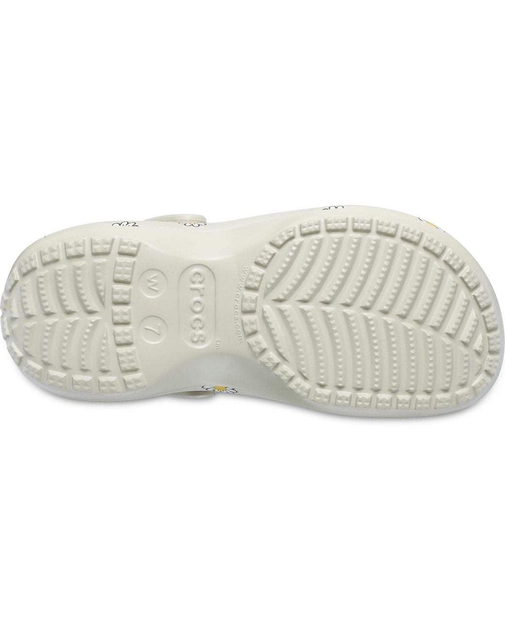 CROCSTM Black Classic Platform Floral