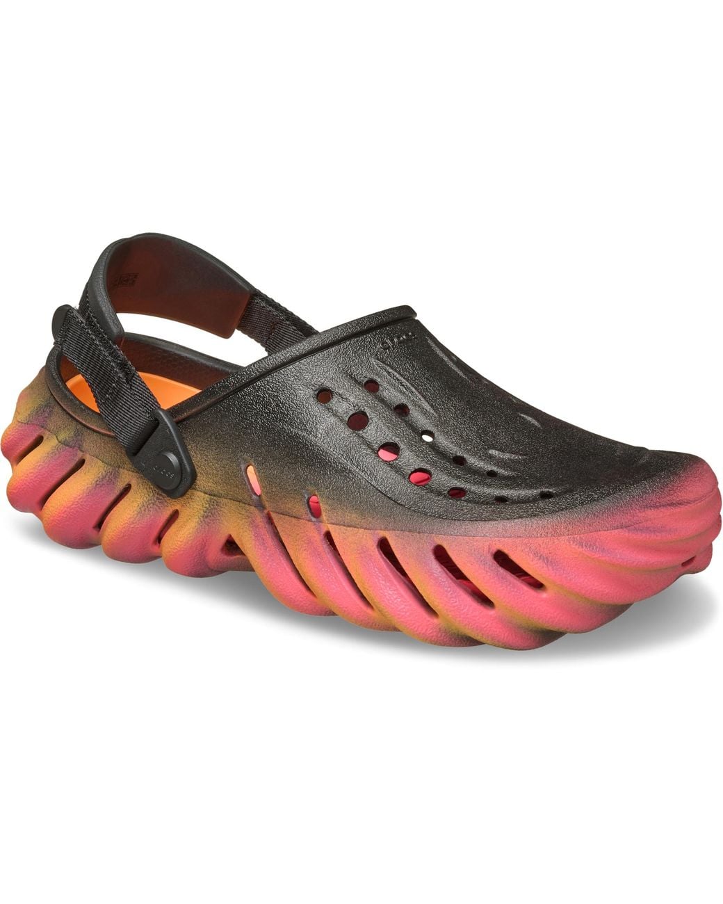 CROCSTM Black Echo Clog Sunset; Multi