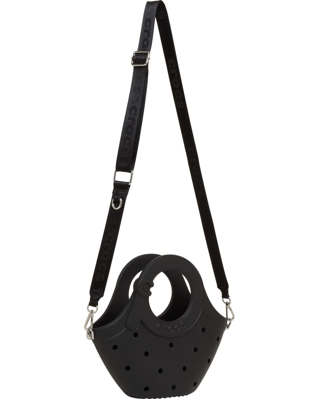 CROCSTM Black Small Handle Tote