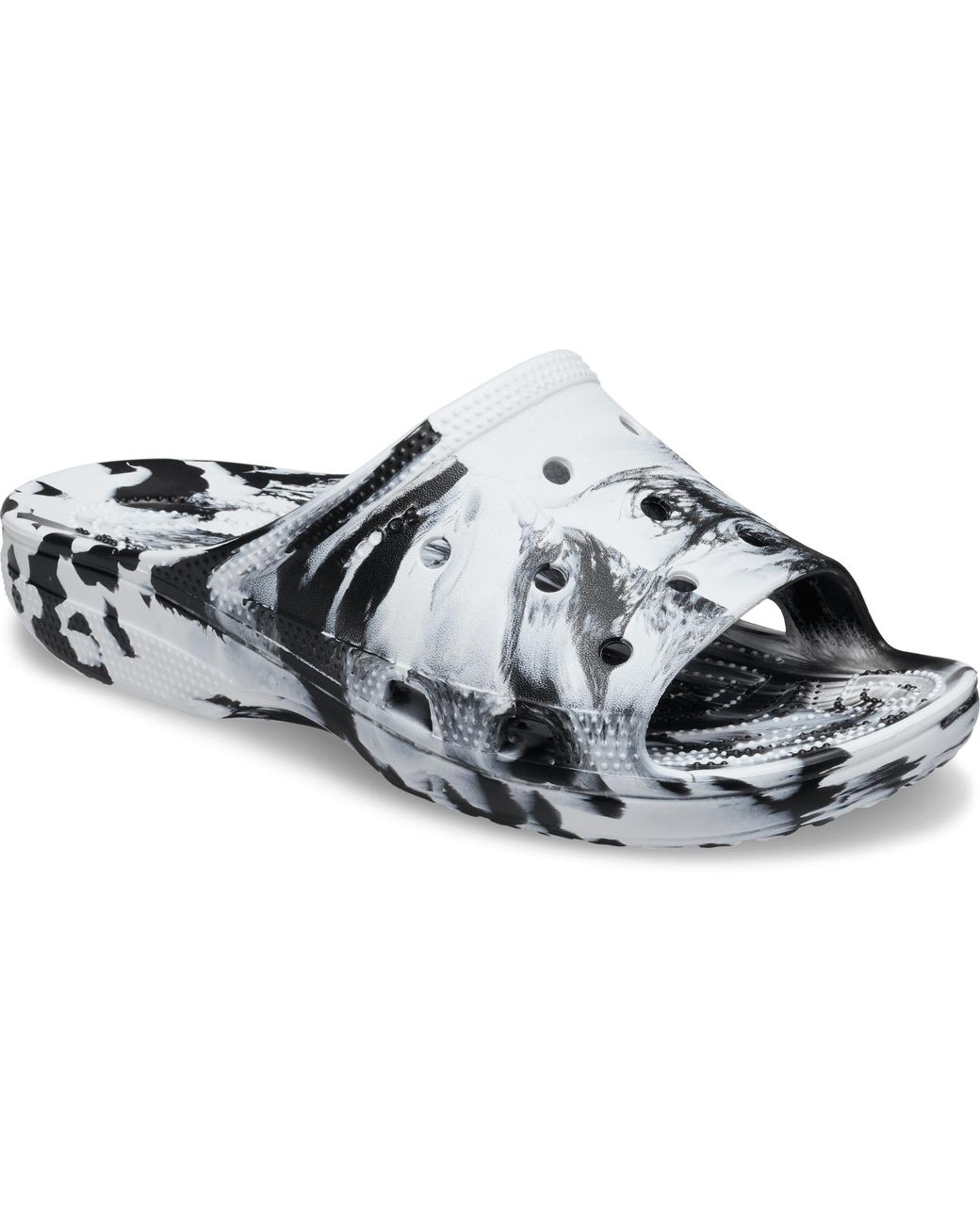 Crocs™ Marbled Saturday Slide in Black for Men | Lyst display picture 1
