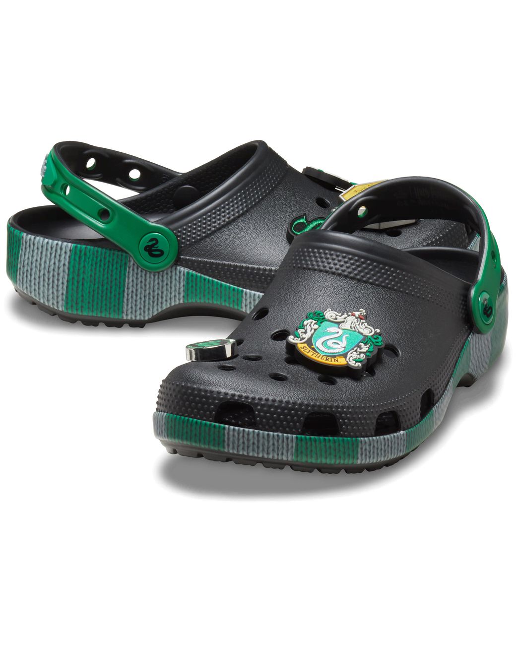 CROCSTM Green Slytherin-Inspired Printed Classic Clogs