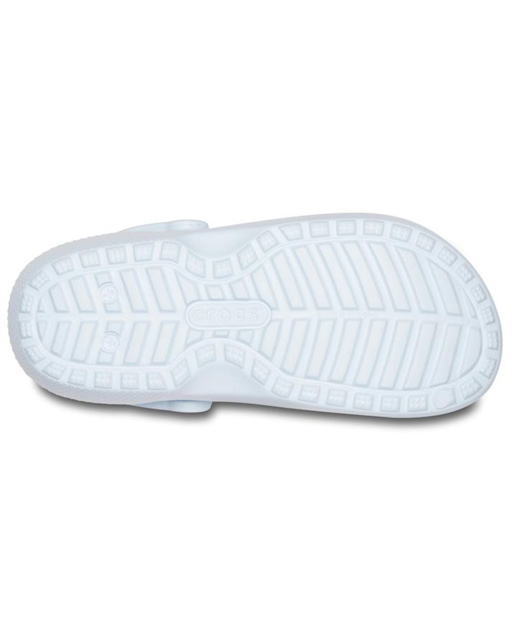 light blue fluffy crocs