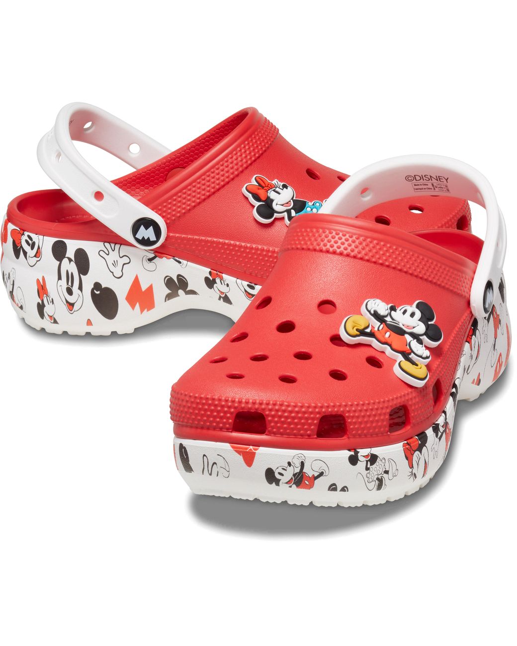 CROCSTM Black Mickey Platform