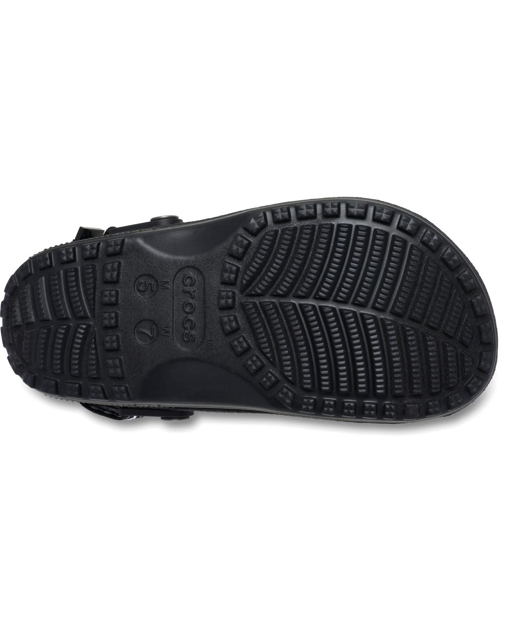CROCSTM Black Crafted Vegan Suede Stitch