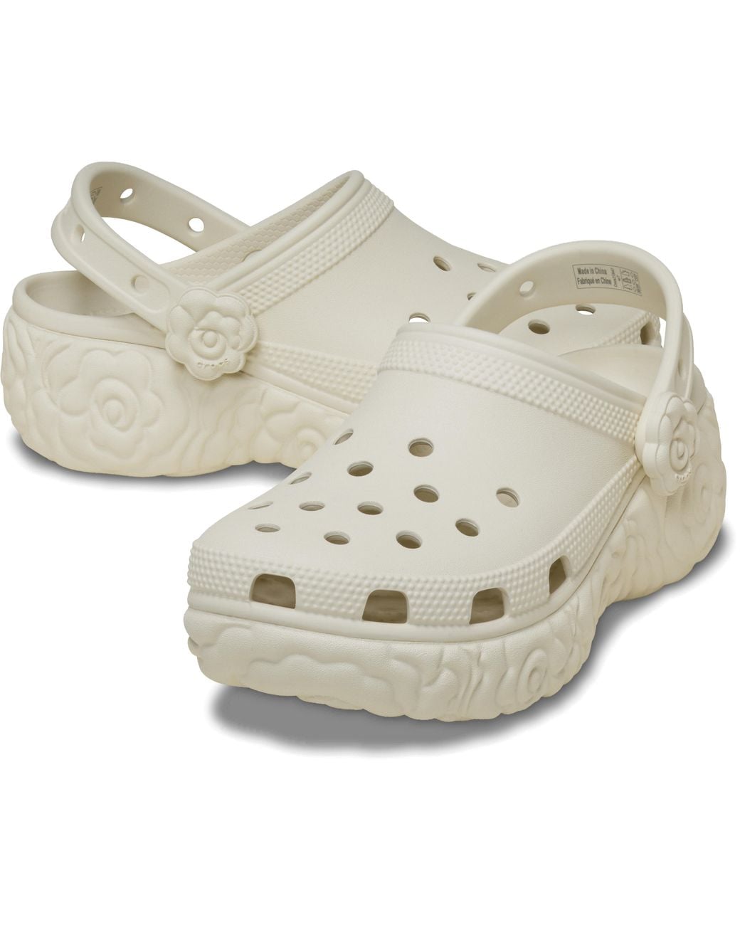 CROCSTM Black Classic Platform Bloom