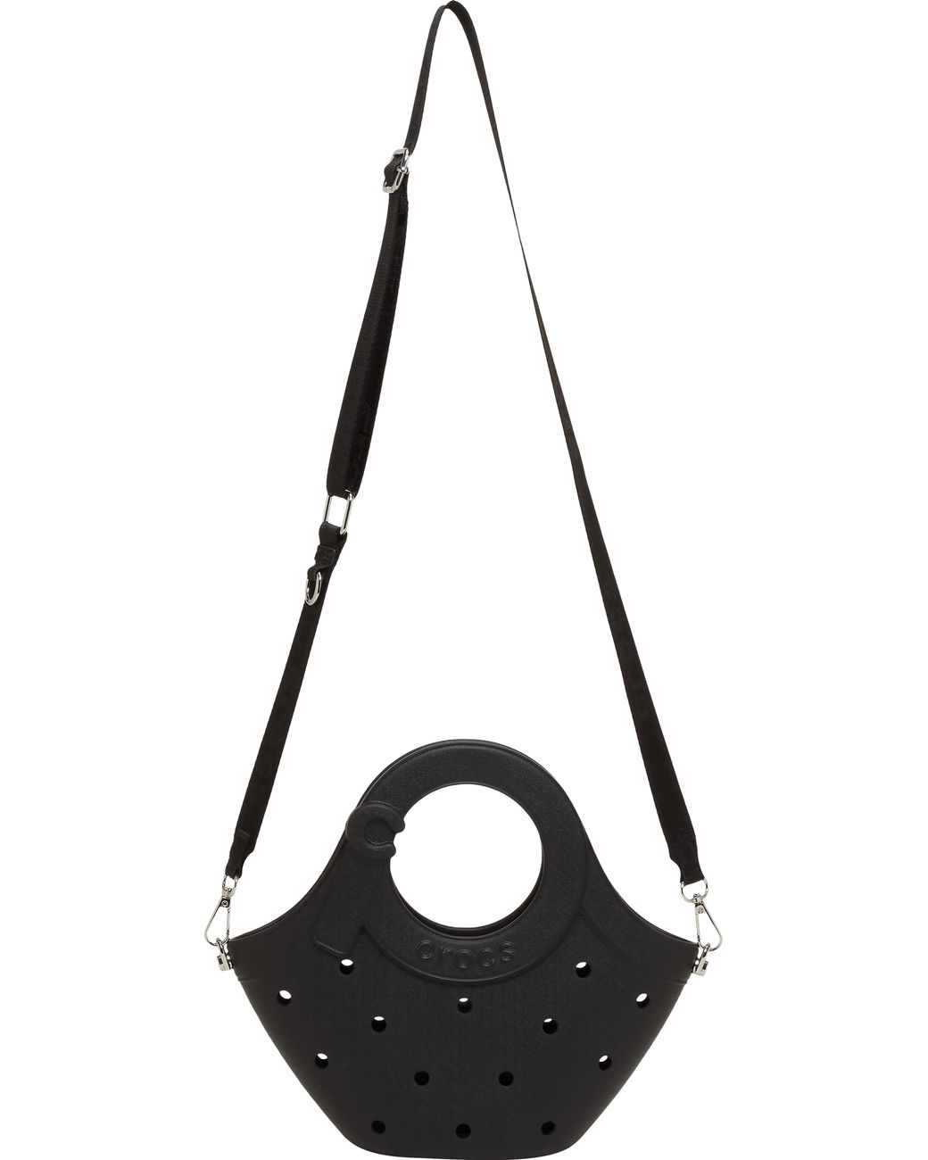 CROCSTM Black Small Handle Tote