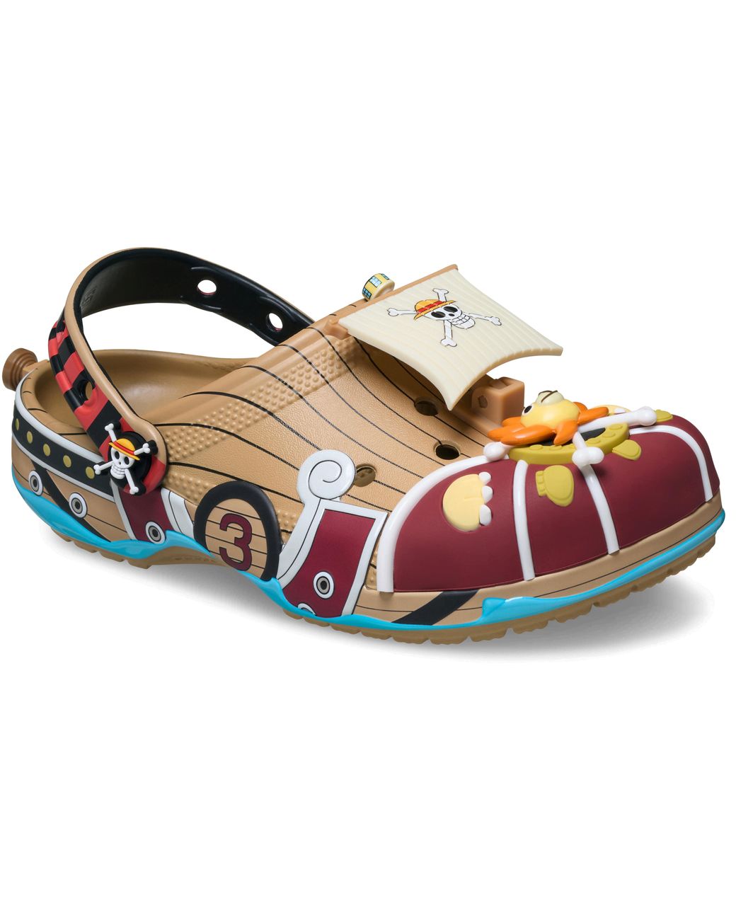 CROCSTM Black One Piece Thousand Sunny Classic Clog; Multi