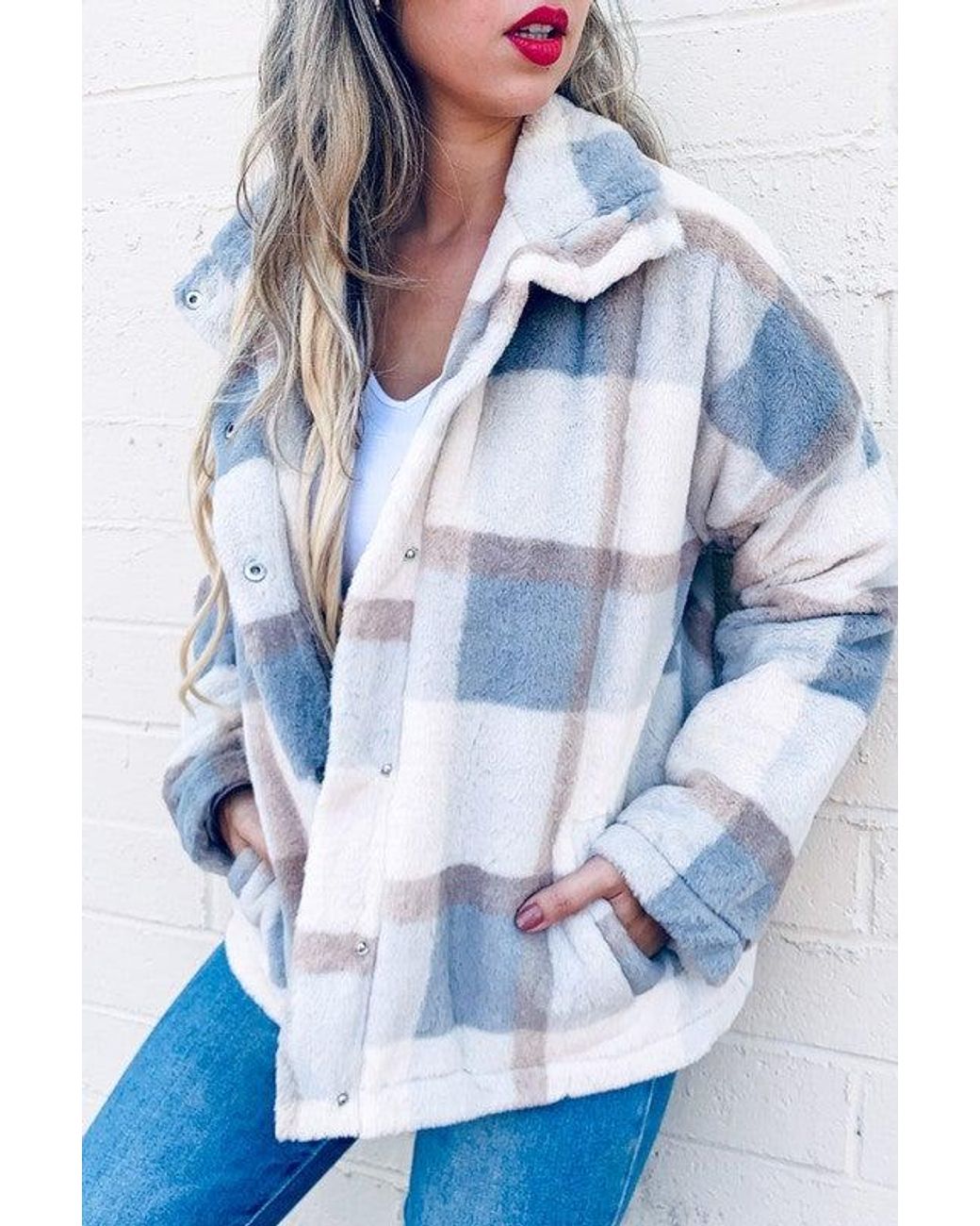 button down fleece cardigan