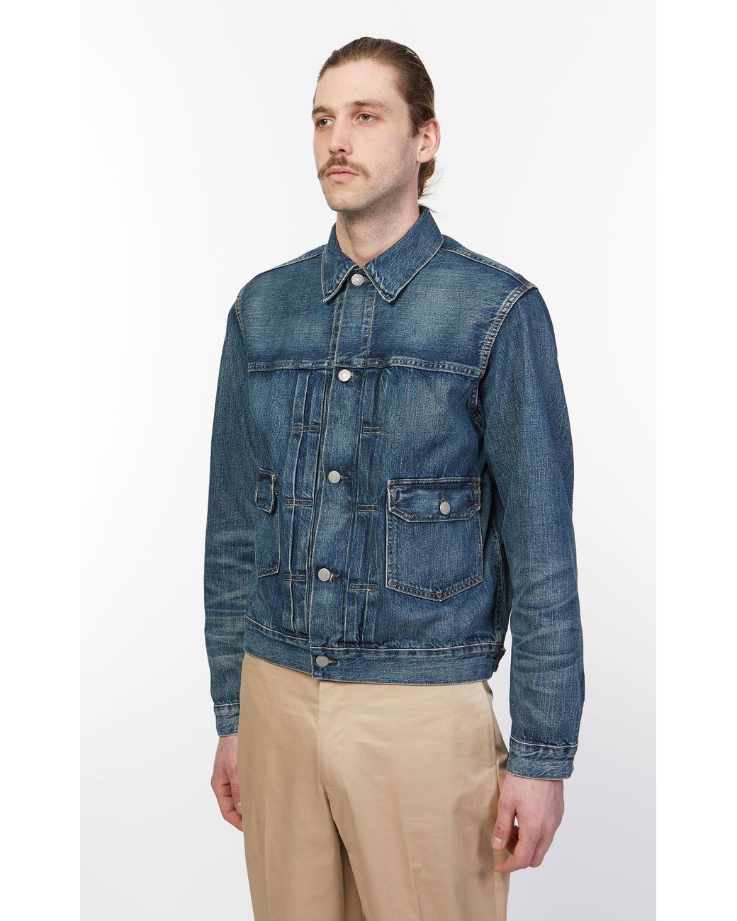 RRL Type 2 Trucker Denim Jacket 