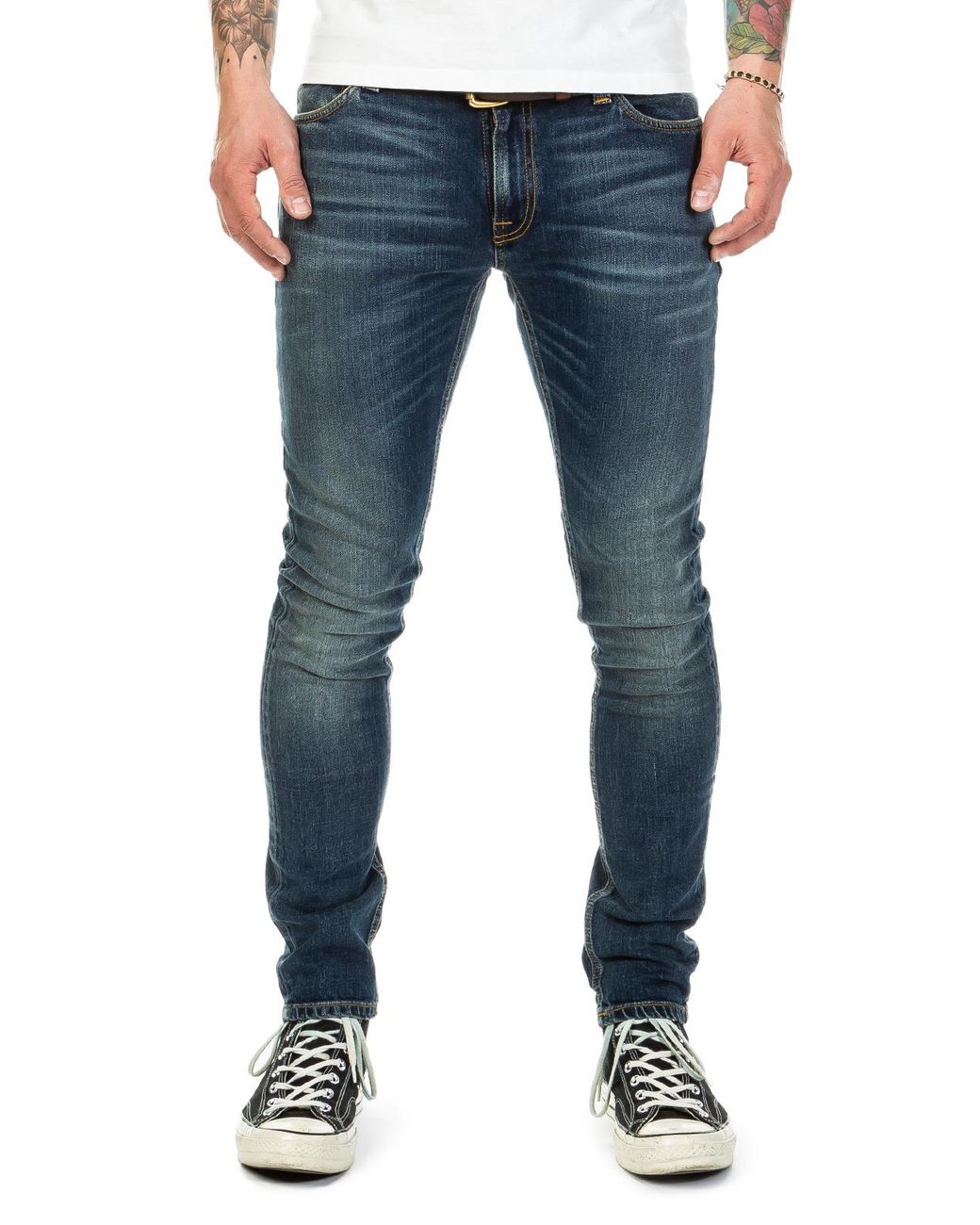 Nudie Jeans Denim Skinny Lin Cold Blues 