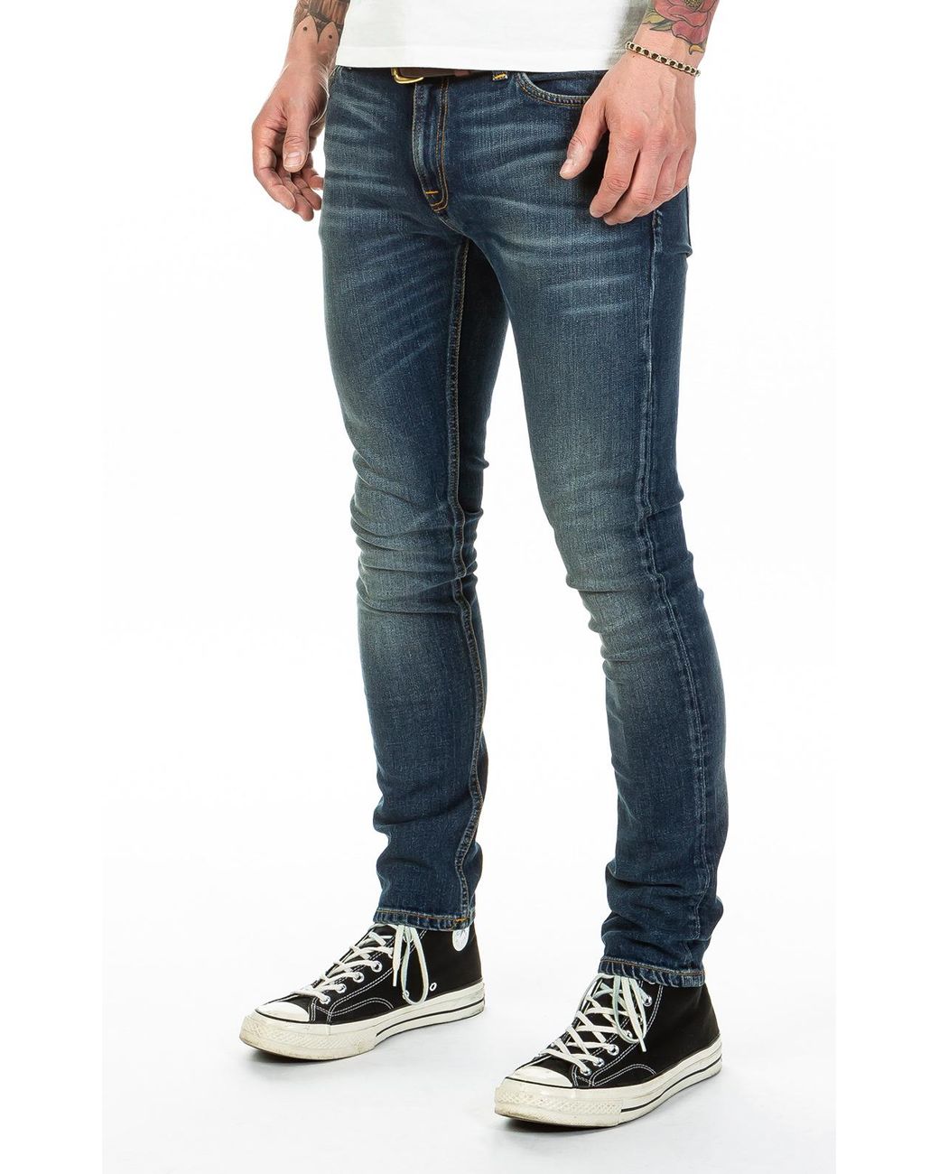 Nudie Jeans Denim Skinny Lin Cold Blues 