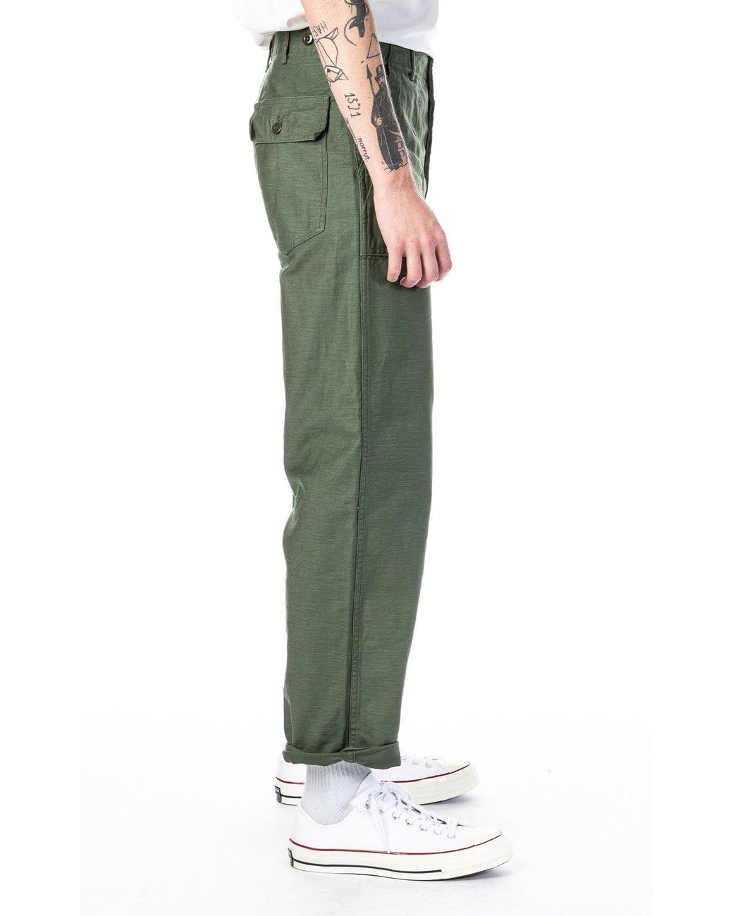 army fatigue capris