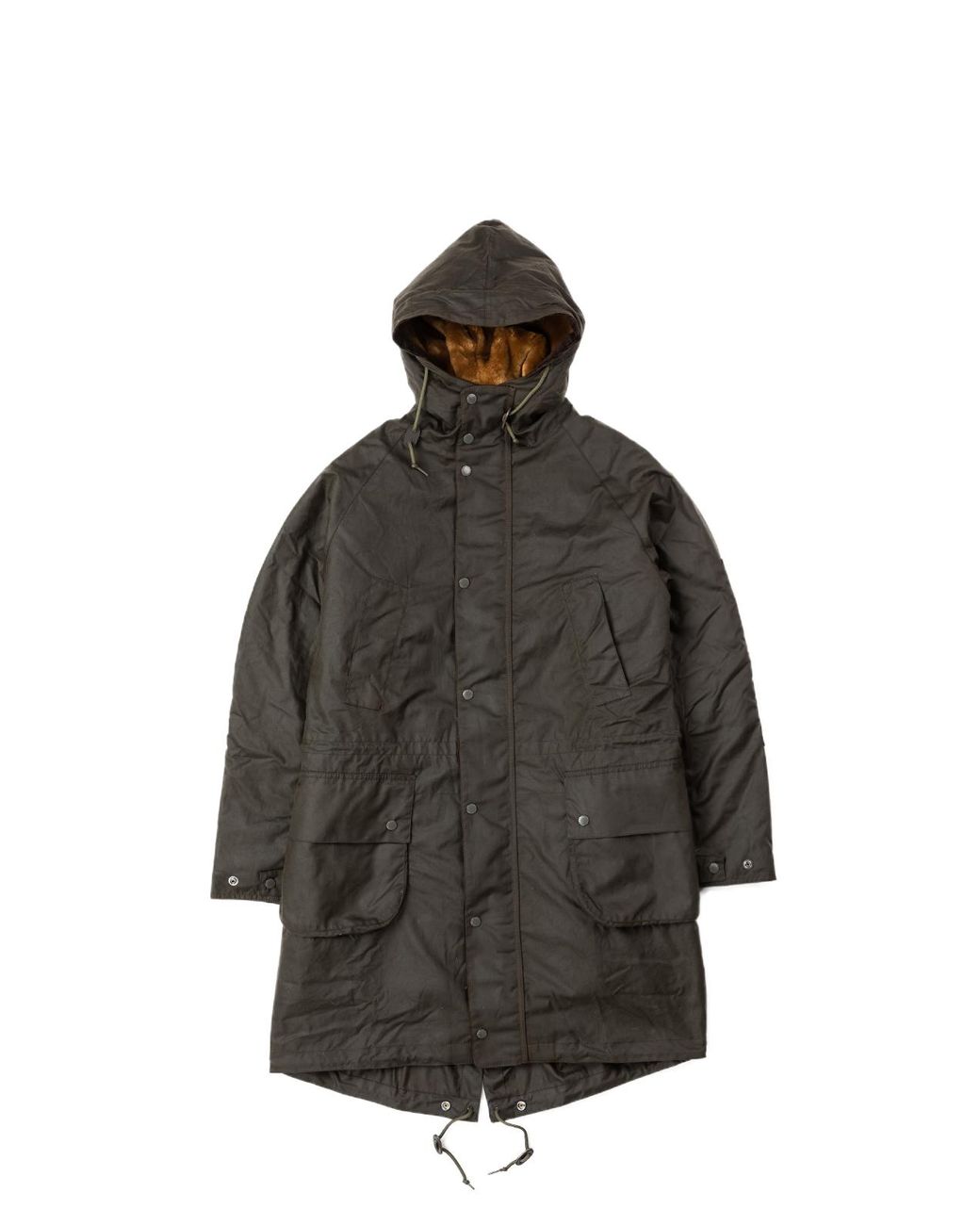 Barbour Cotton X Engineered Garments Highland Parka Olive in Olive, Green  (Green) for Men | Lyst