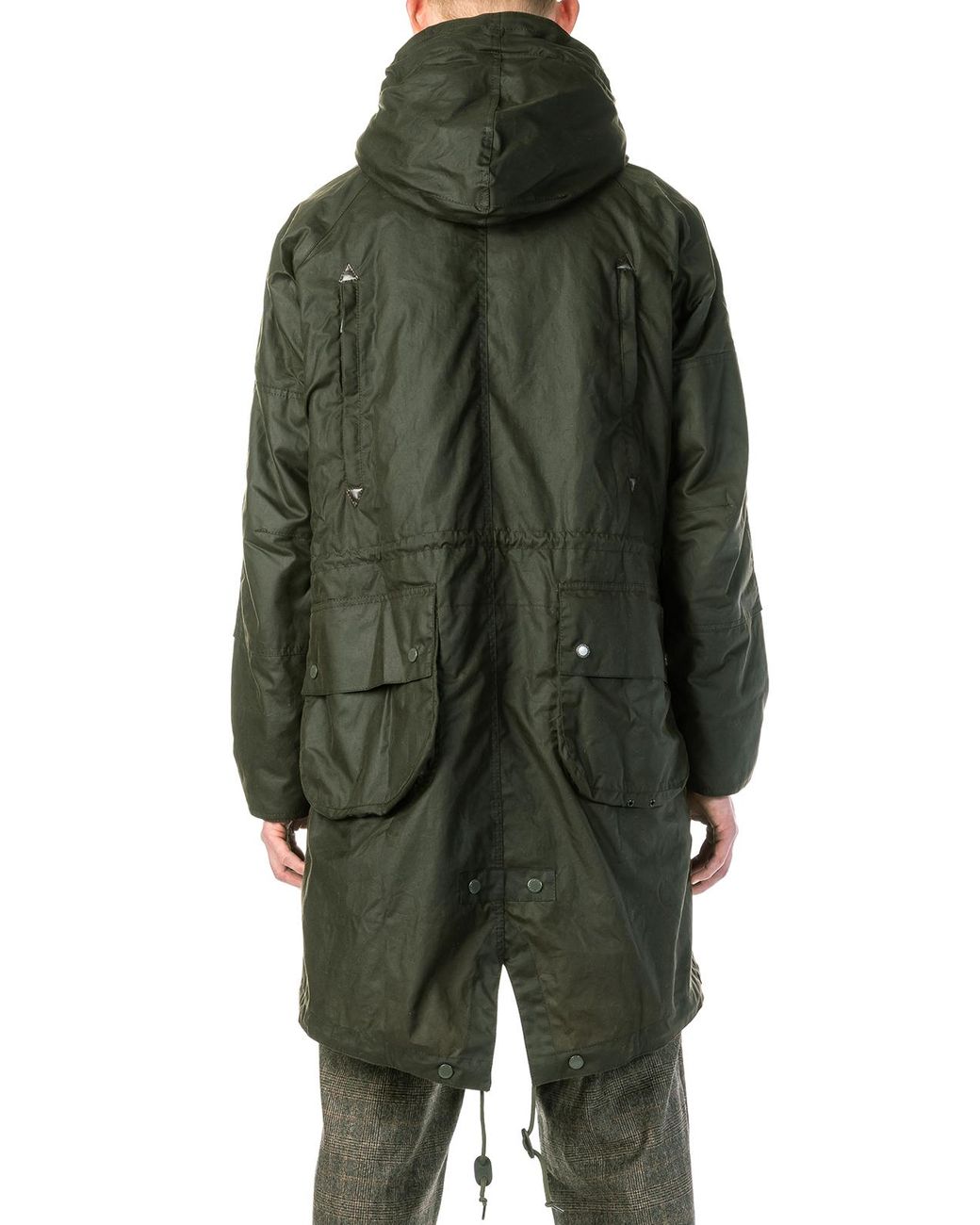 Barbour Cotton X Engineered Garments Highland Parka Olive in Olive, Green  (Green) for Men | Lyst
