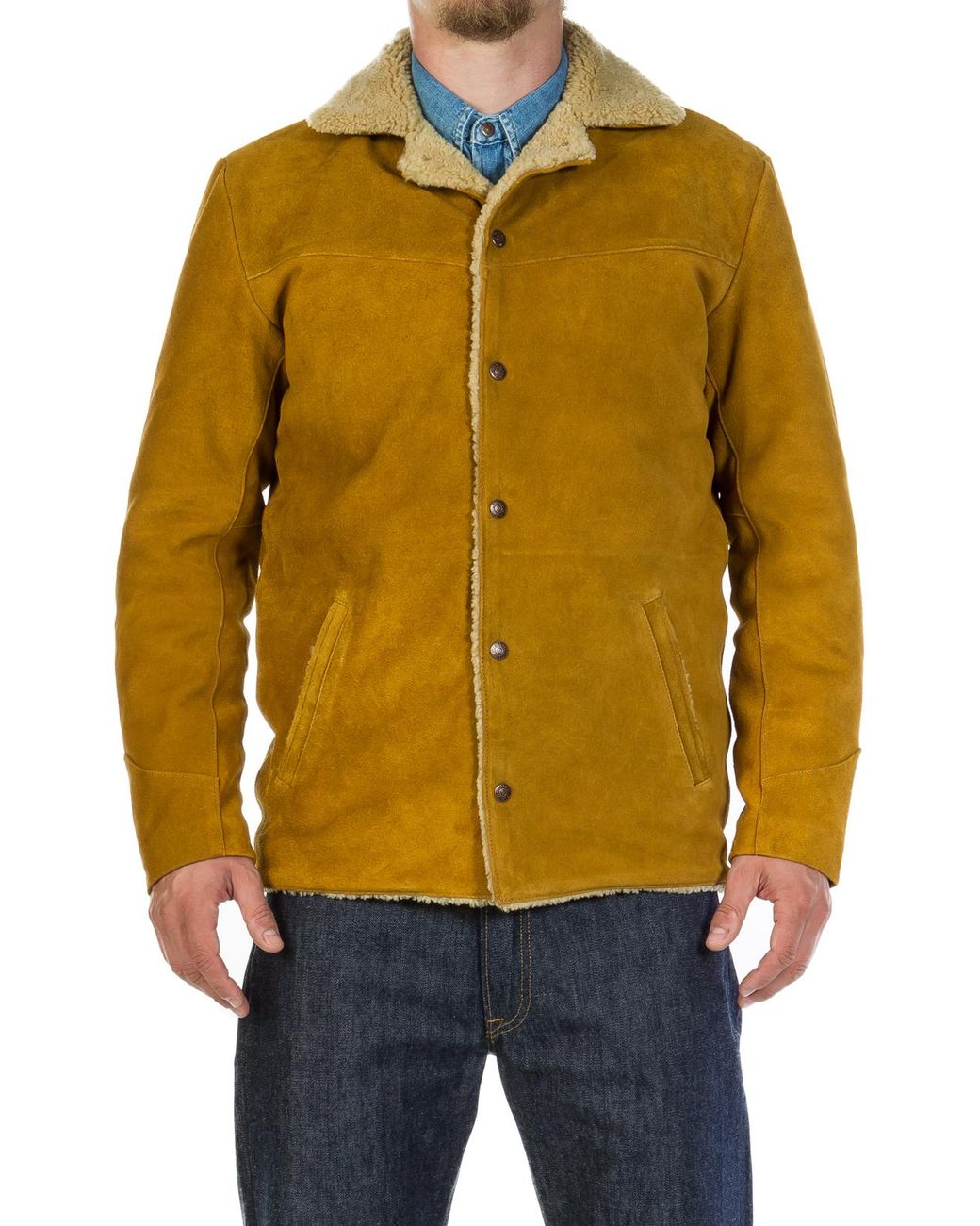 Levi's Suede Sherpa Jacket Tan for Men 