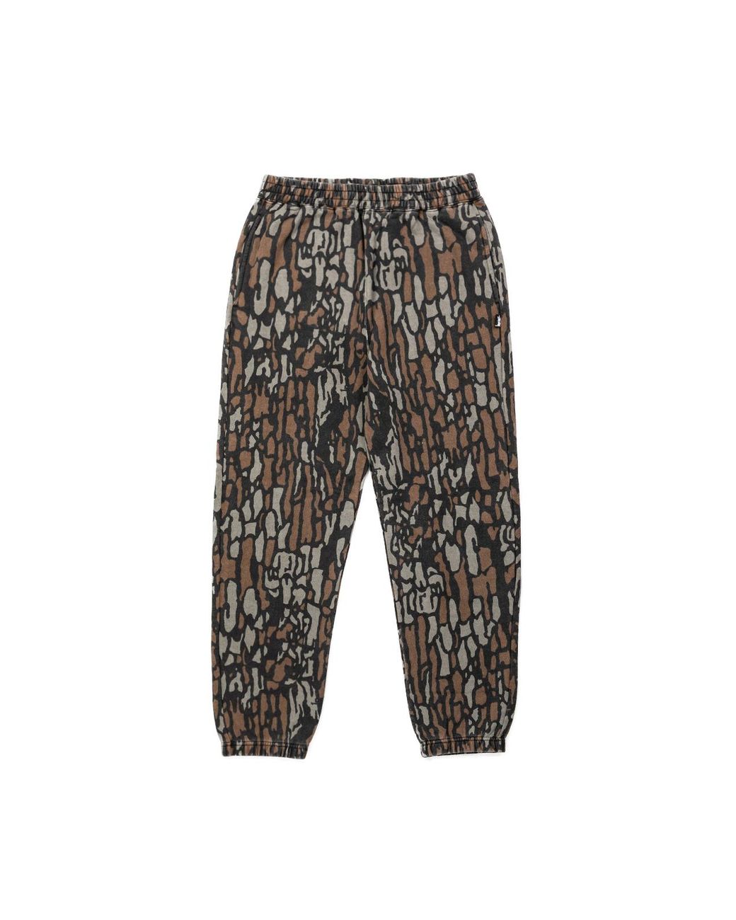 Stussy Cotton Tree Bark Sweatpant Brown 