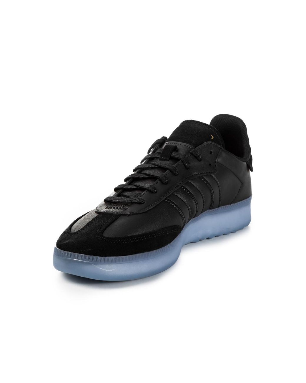 adidas Originals Leather Samba Rm Black/blue for Men | Lyst