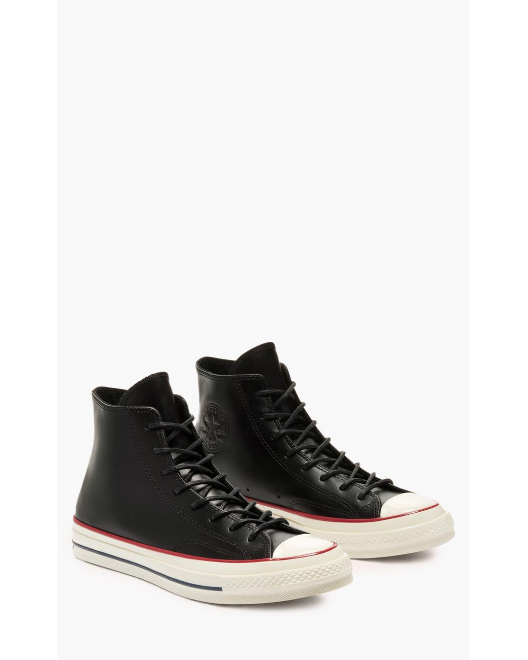 Converse Chuck 70 Classic High Top Leather Black for Men | Lyst