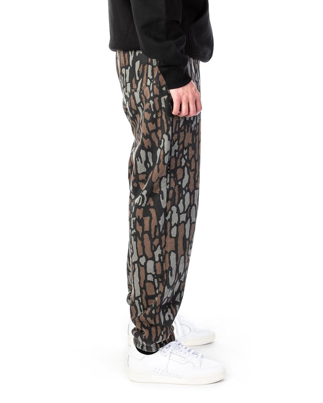 Stussy Cotton Tree Bark Sweatpant Brown 