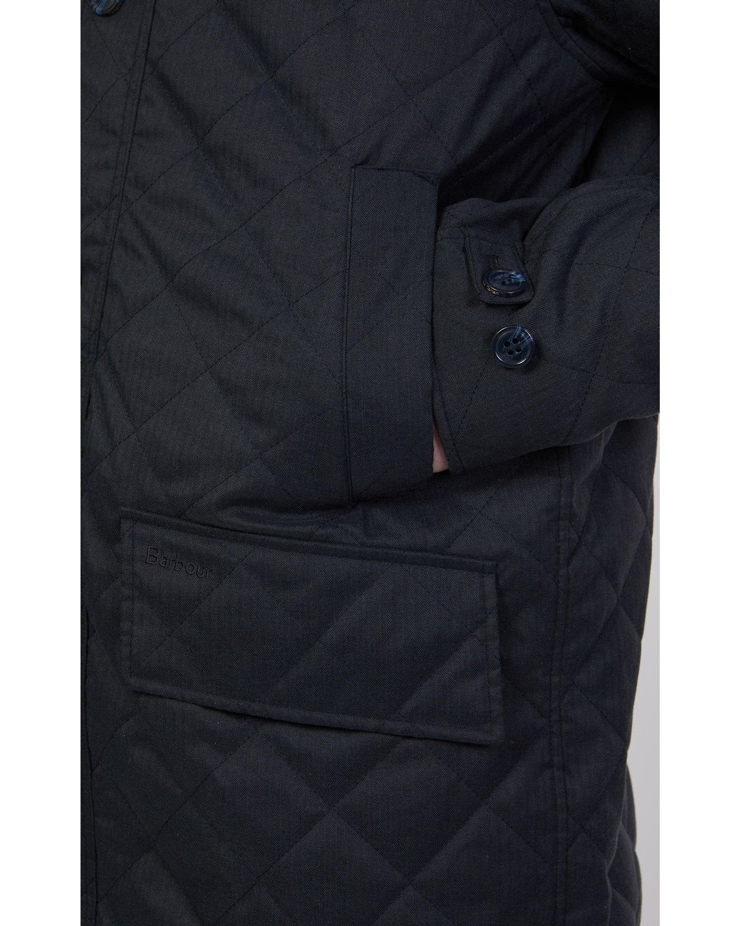 NWT Barbour Navy Kingston Quilted 